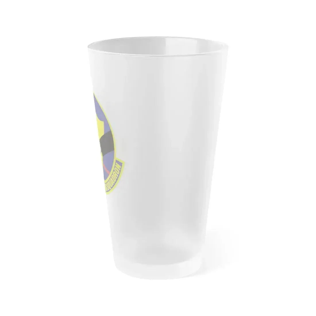 347th Contracting Squadron (U.S. Air Force) Frosted Pint Glass 16oz - Go Mug Yourself