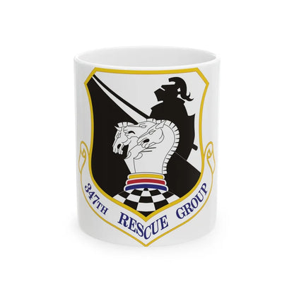 347th Rescue Group (U.S. Air Force) White Coffee Mug-11oz-Go Mug Yourself