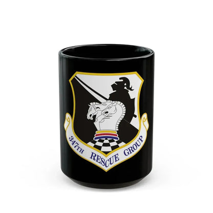 347th Rescue Group (U.S. Air Force) Black Coffee Mug 15oz - Go Mug Yourself