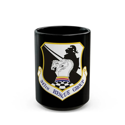 347th Rescue Group (U.S. Air Force) Black Coffee Mug 15oz - Go Mug Yourself