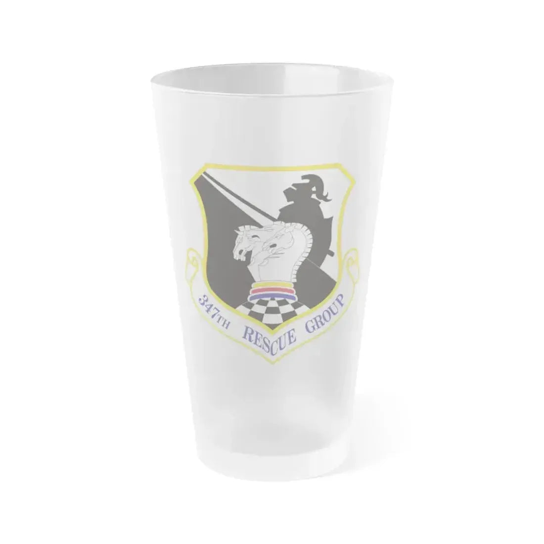 347th Rescue Group (U.S. Air Force) Frosted Pint Glass 16oz 16oz Frosted - Go Mug Yourself