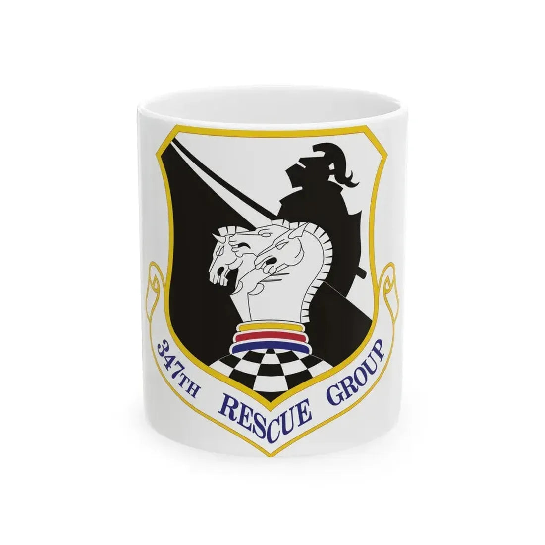 347th Rescue Group (U.S. Air Force) White Coffee Mug 11oz - Go Mug Yourself