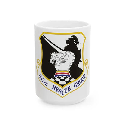 347th Rescue Group (U.S. Air Force) White Coffee Mug 15oz - Go Mug Yourself