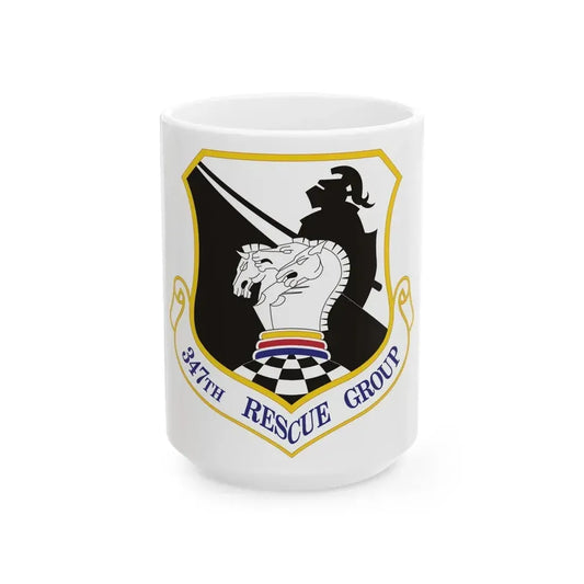 347th Rescue Group (U.S. Air Force) White Coffee Mug 15oz - Go Mug Yourself