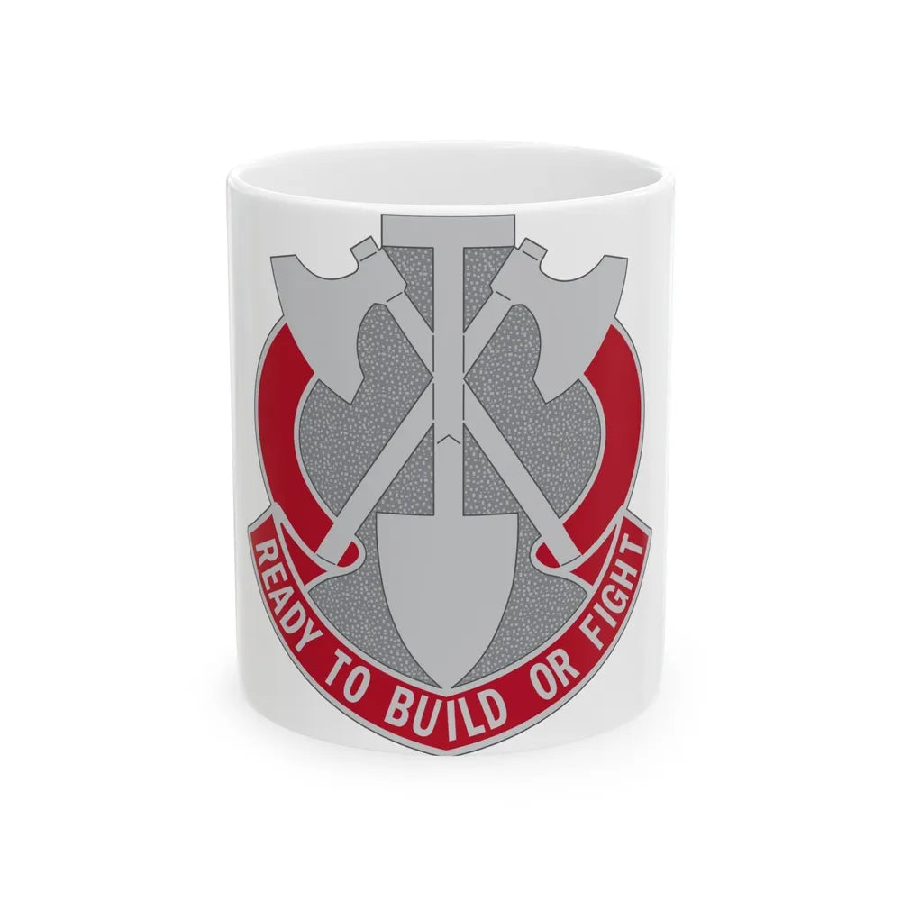 348 Engineer Group (U.S. Army) White Coffee Mug-11oz-Go Mug Yourself