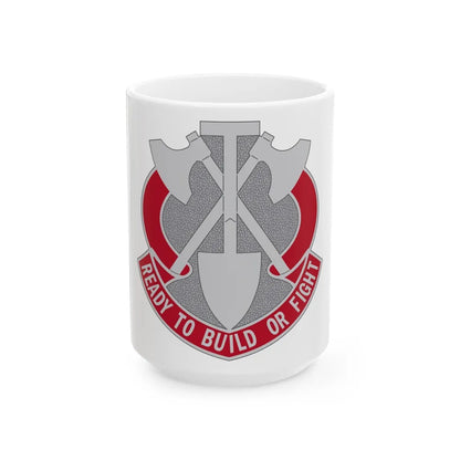 348 Engineer Group (U.S. Army) White Coffee Mug-15oz-Go Mug Yourself