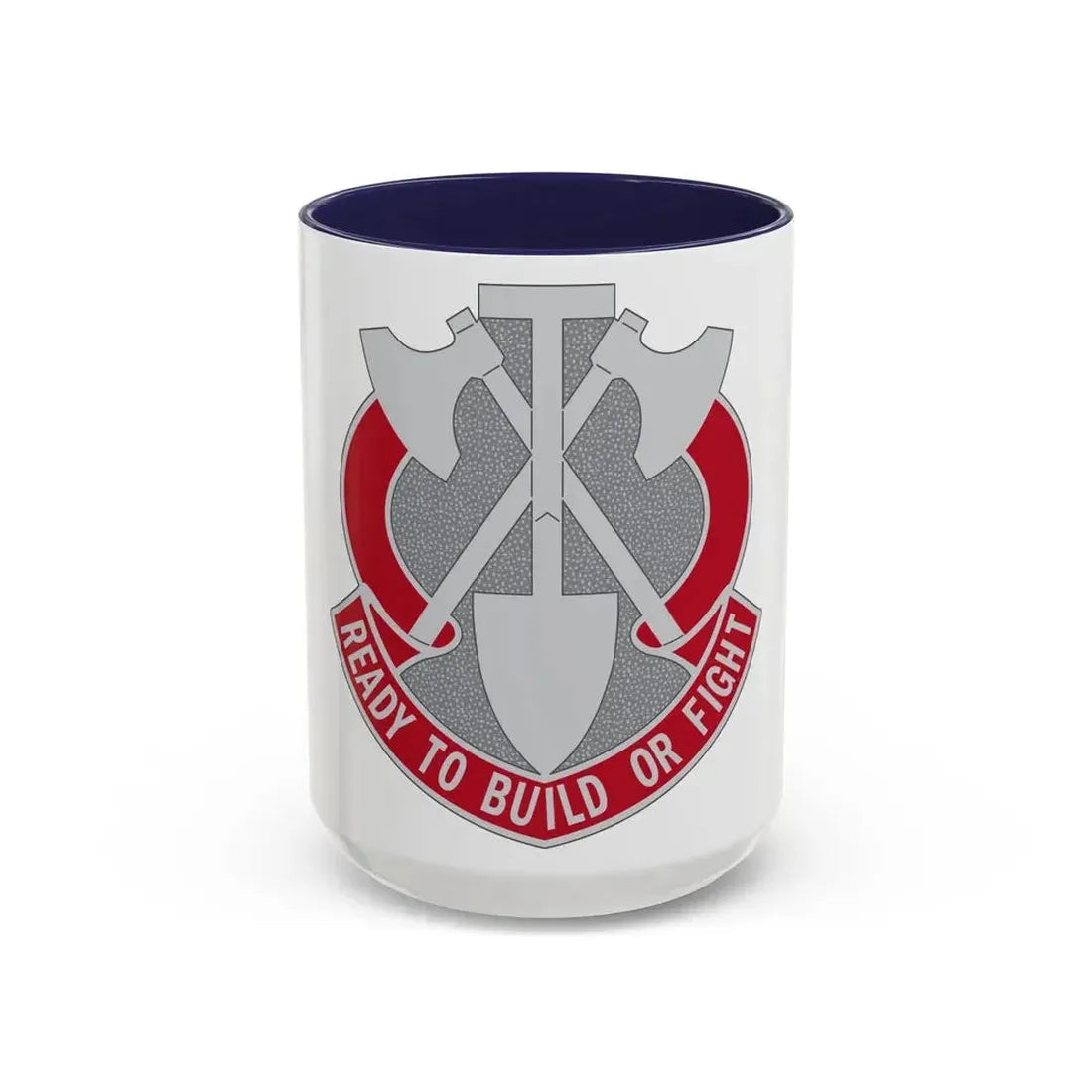 348 Engineer Group (U.S. Army) Accent Coffee Mug 15oz Navy - Go Mug Yourself