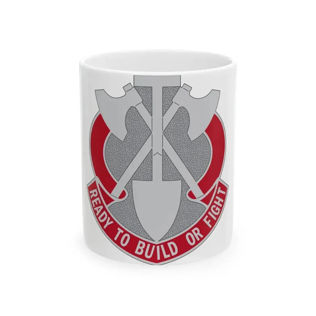 348 Engineer Group (U.S. Army) White Coffee Mug 11oz - Go Mug Yourself