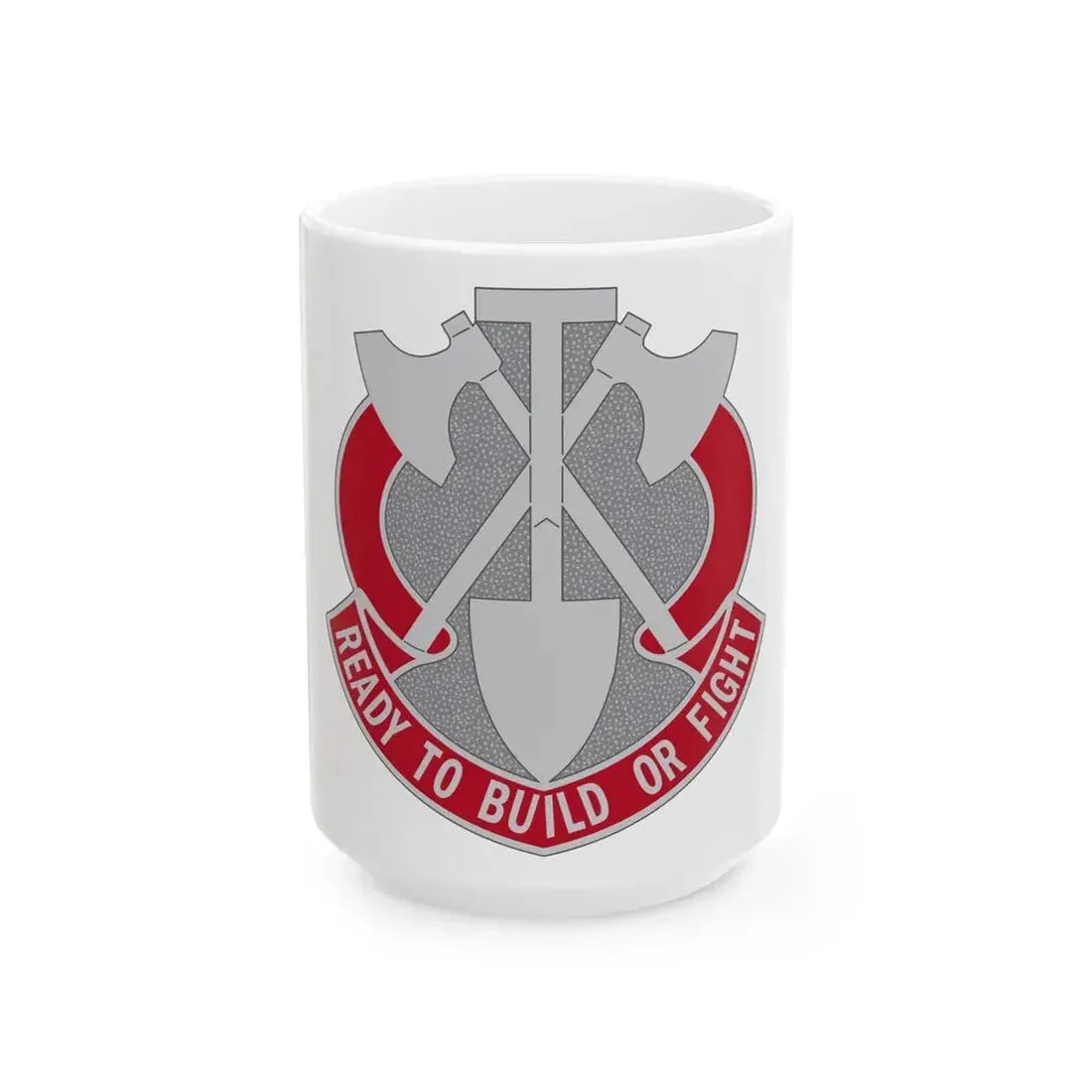 348 Engineer Group (U.S. Army) White Coffee Mug 15oz - Go Mug Yourself
