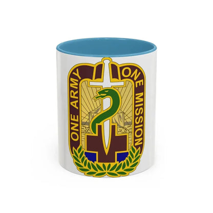 348 Field Hospital (U.S. Army) Accent Coffee Mug 11oz Light Blue - Go Mug Yourself