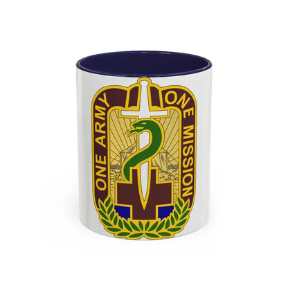 348 Field Hospital (U.S. Army) Accent Coffee Mug 11oz Navy - Go Mug Yourself