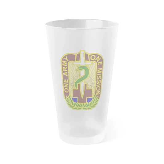 348 Field Hospital (U.S. Army) Frosted Pint Glass 16oz Default Title - Go Mug Yourself