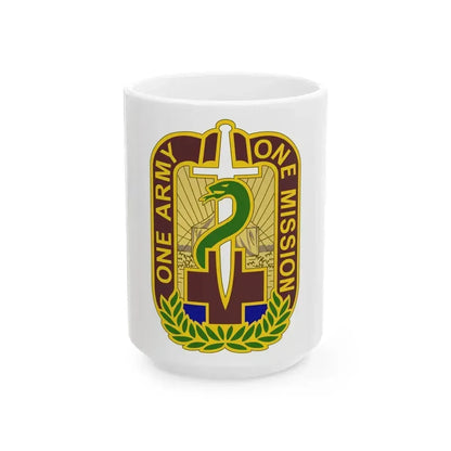 348 Field Hospital (U.S. Army) White Coffee Mug 15oz - Go Mug Yourself