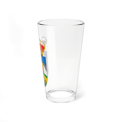 Escudo de Alfarnate Málaga (Spain) (Coat of Arms) Pint Glass 16oz