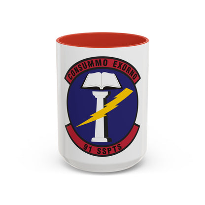91st Security Support Squadron (U.S. Air Force) Accent Coffee Mug