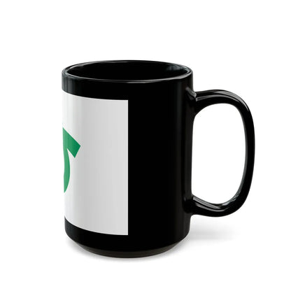 Flag of Kariya Aichi Japan - Black Coffee Mug-Go Mug Yourself