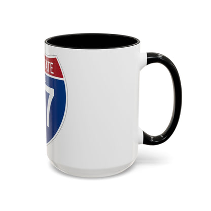 Interstate 37 (U.S. Highways) Accent Coffee Mug