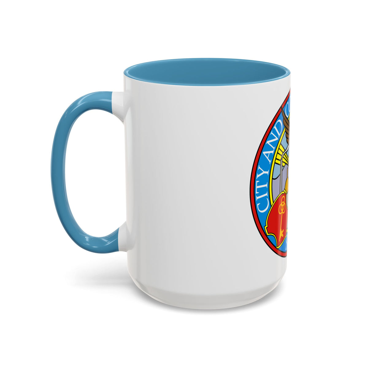 Seal of Denver - Accent Coffee Mug