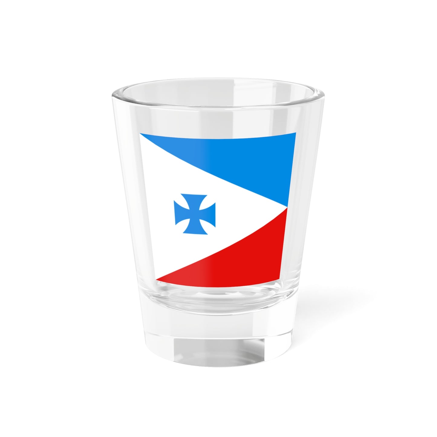 Trostinka vas prapor (Ukraine) Shot Glass 1.5oz