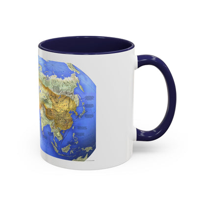 Mongol Khans and Their Legacy (1996) (Map) Accent Coffee Mug