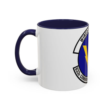 633d Communications Squadron (U.S. Air Force) Accent Coffee Mug