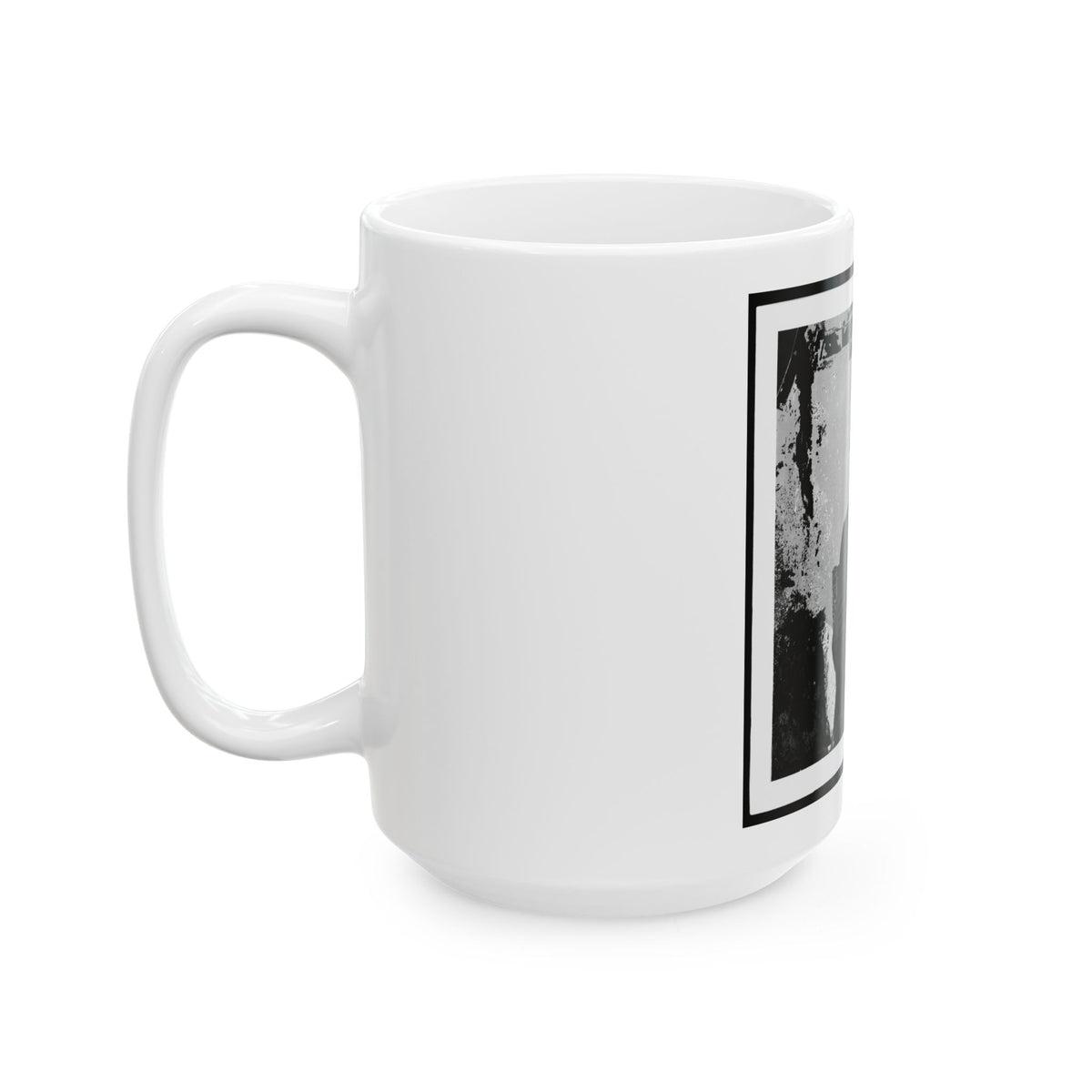 Abraham Lincoln, President Of The United States, Three-Quarter Length Portrait, Seated, Facing Right (U.S. Civil War) White Coffee Mug