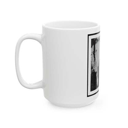 Abraham Lincoln, President Of The United States, Three-Quarter Length Portrait, Seated, Facing Right (U.S. Civil War) White Coffee Mug