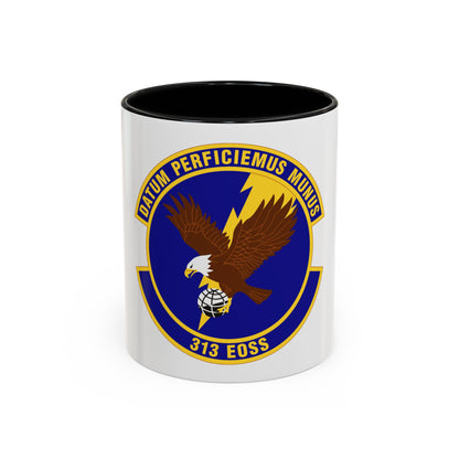313th Expeditionary Operations Support Squadron (U.S. Air Force) Accent Coffee Mug