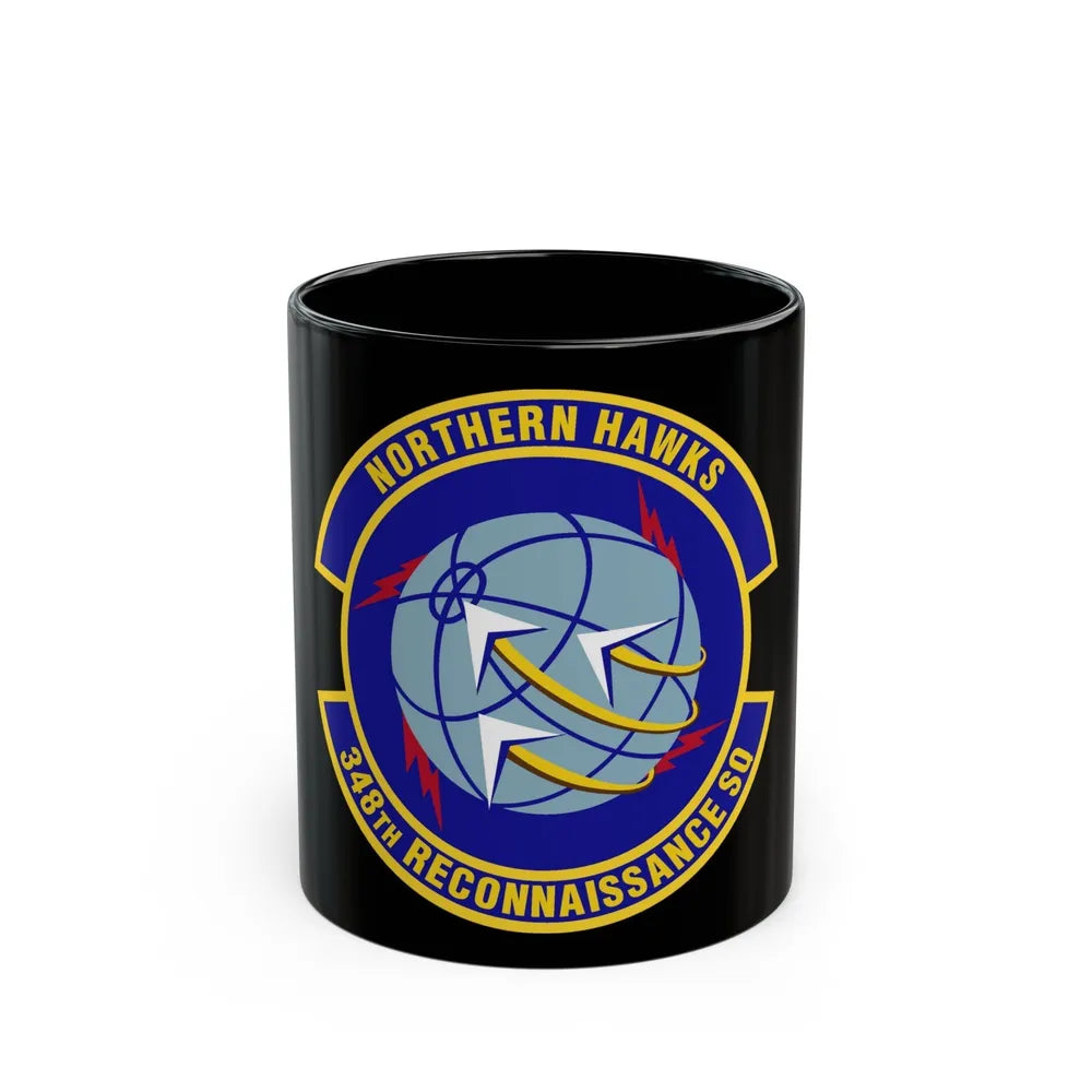 348th Reconnaissance Squadron (U.S. Air Force) Black Coffee Mug-11oz-Go Mug Yourself