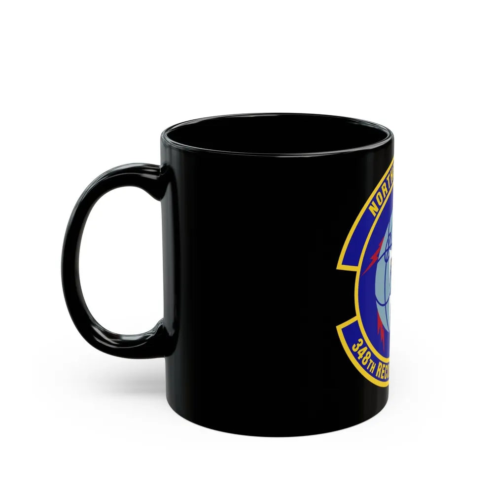 348th Reconnaissance Squadron (U.S. Air Force) Black Coffee Mug-Go Mug Yourself