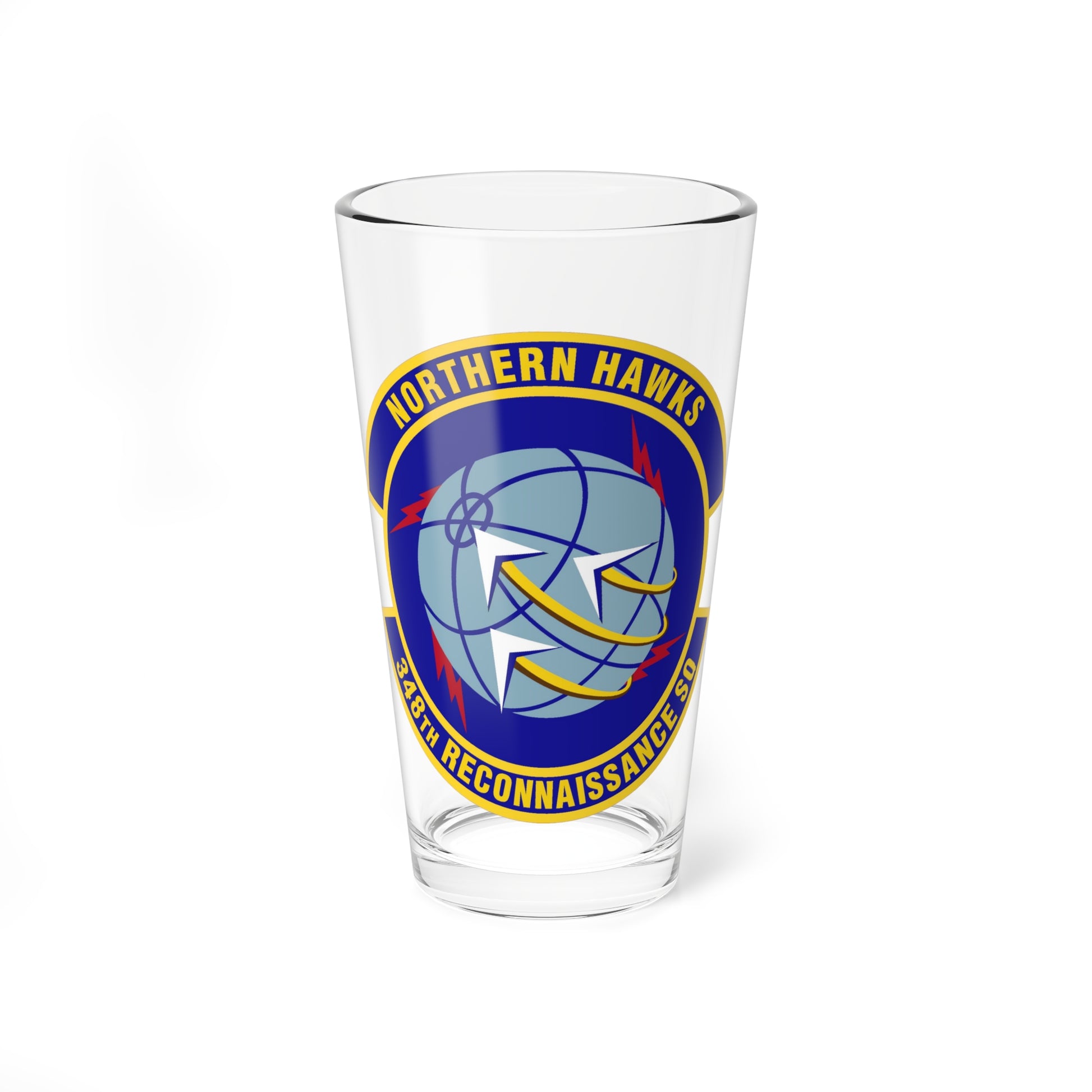 348th Reconnaissance Squadron (U.S. Air Force) Pint Glass 16oz-16oz-Go Mug Yourself