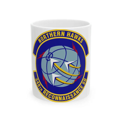 348th Reconnaissance Squadron (U.S. Air Force) White Coffee Mug-11oz-Go Mug Yourself