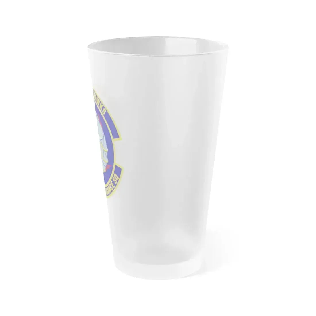 348th Reconnaissance Squadron (U.S. Air Force) Frosted Pint Glass 16oz - Go Mug Yourself