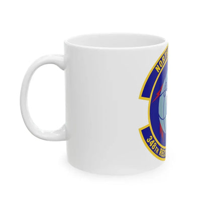 348th Reconnaissance Squadron (U.S. Air Force) White Coffee Mug - Go Mug Yourself