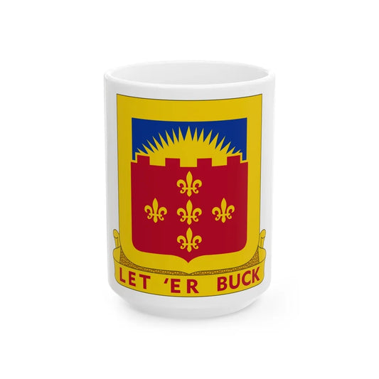 349 Armored Field Artillery Battalion (U.S. Army) White Coffee Mug-15oz-Go Mug Yourself