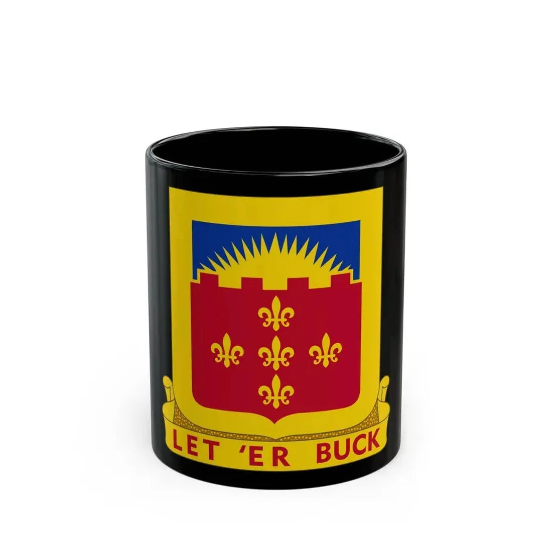 349 Armored Field Artillery Battalion (U.S. Army) Black Coffee Mug 11oz - Go Mug Yourself