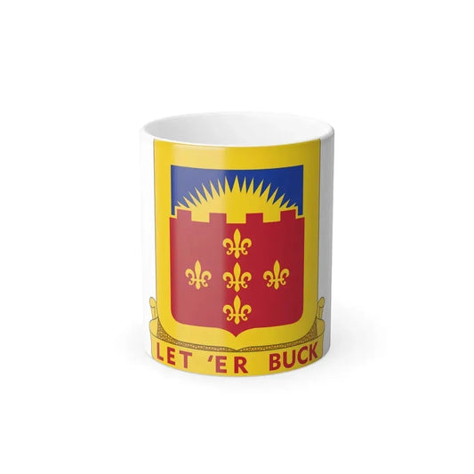 349 Armored Field Artillery Battalion (U.S. Army) Color Changing Coffee Mug 11oz - Go Mug Yourself
