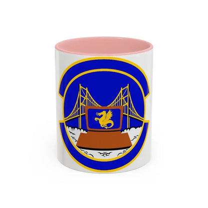 349 Force Support Squadron AFRC (U.S. Air Force) Accent Coffee Mug 11oz Pink - Go Mug Yourself