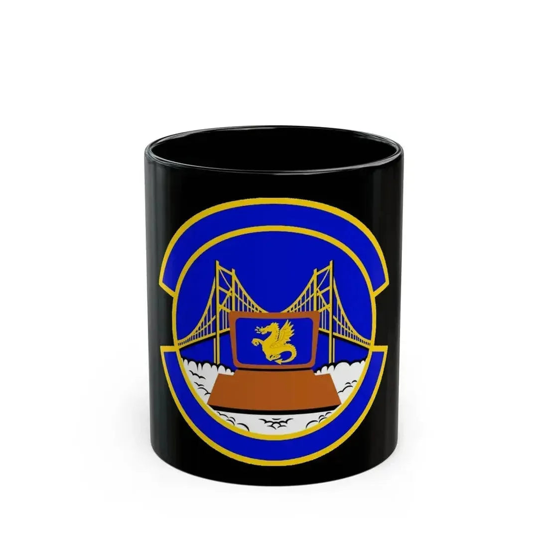 349 Force Support Squadron AFRC (U.S. Air Force) Black Coffee Mug 11oz - Go Mug Yourself