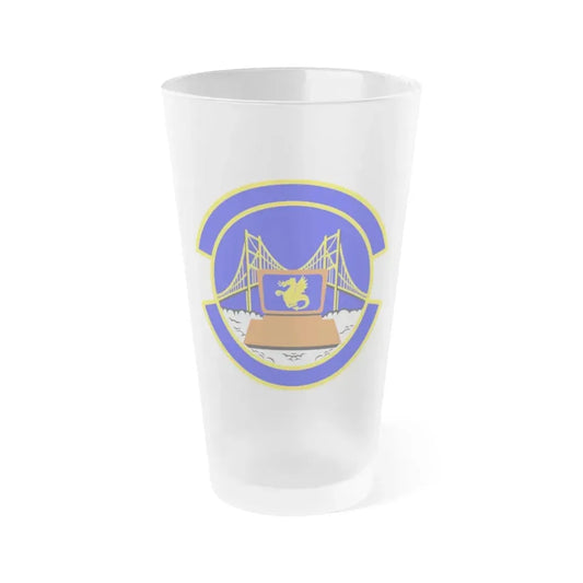 349 Force Support Squadron AFRC (U.S. Air Force) Frosted Pint Glass 16oz Default Title - Go Mug Yourself