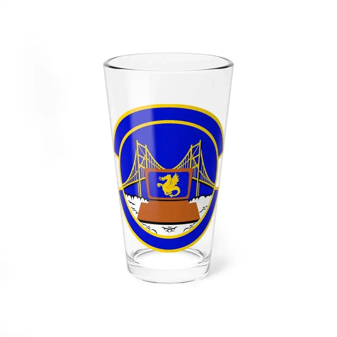 349 Force Support Squadron AFRC (U.S. Air Force) Pint Glass 16oz 16oz - Go Mug Yourself