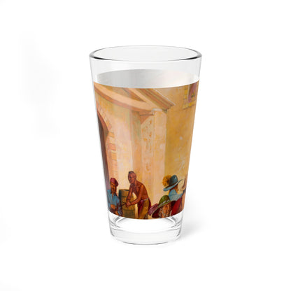 Squanto and the Miracle of Thanksgiving, interior illustrations (5), 2012 (Magazine Illustration) Pint Glass 16oz