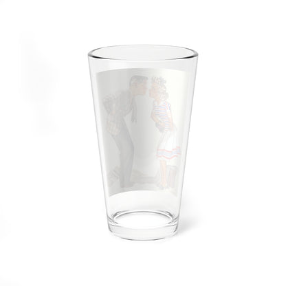 Oh, Come Now...Save that Energy for the War, 1942 (Magazine Illustration) Pint Glass 16oz