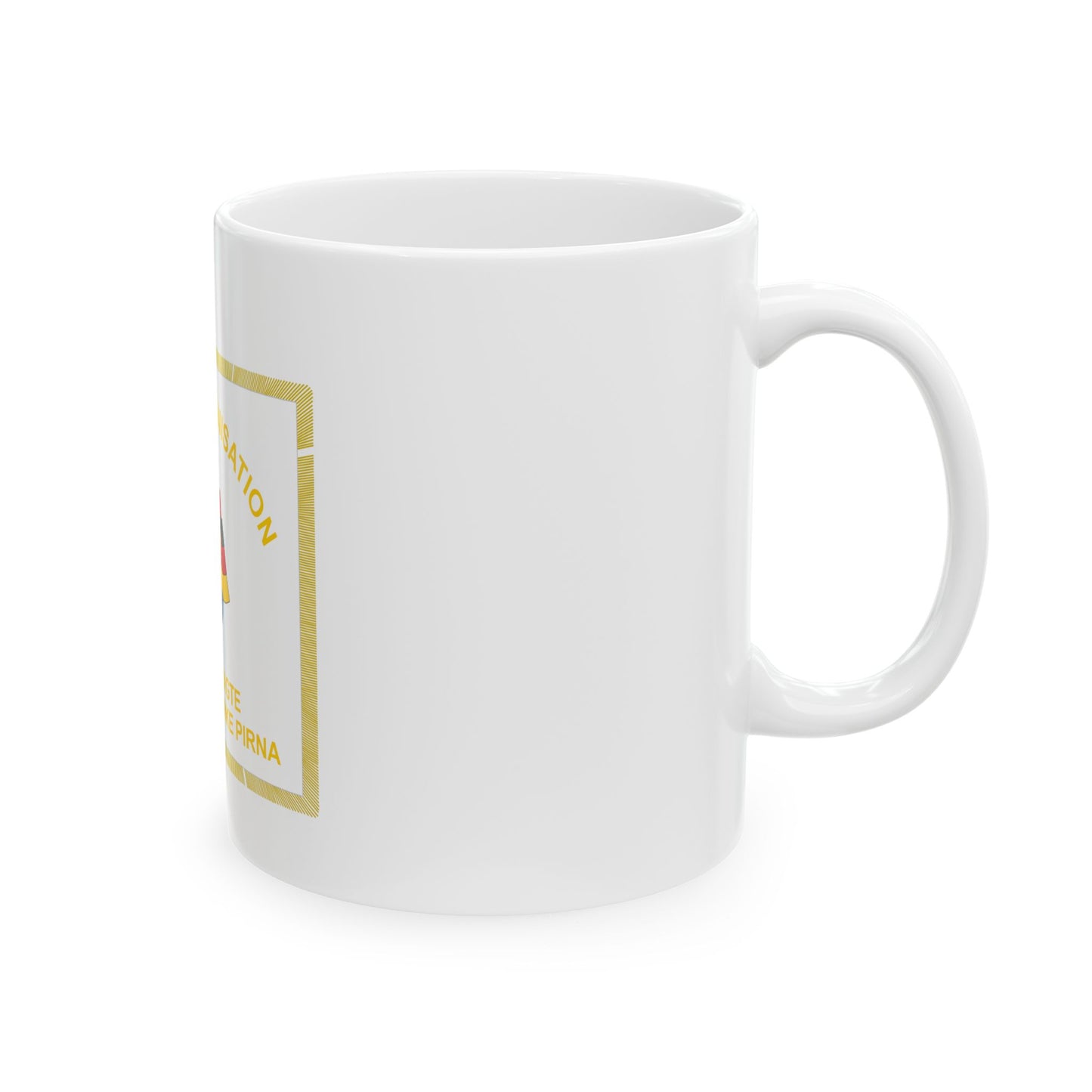 DSF Vereinigte Zellstoffwerke Pirna (Germany) White Coffee Mug