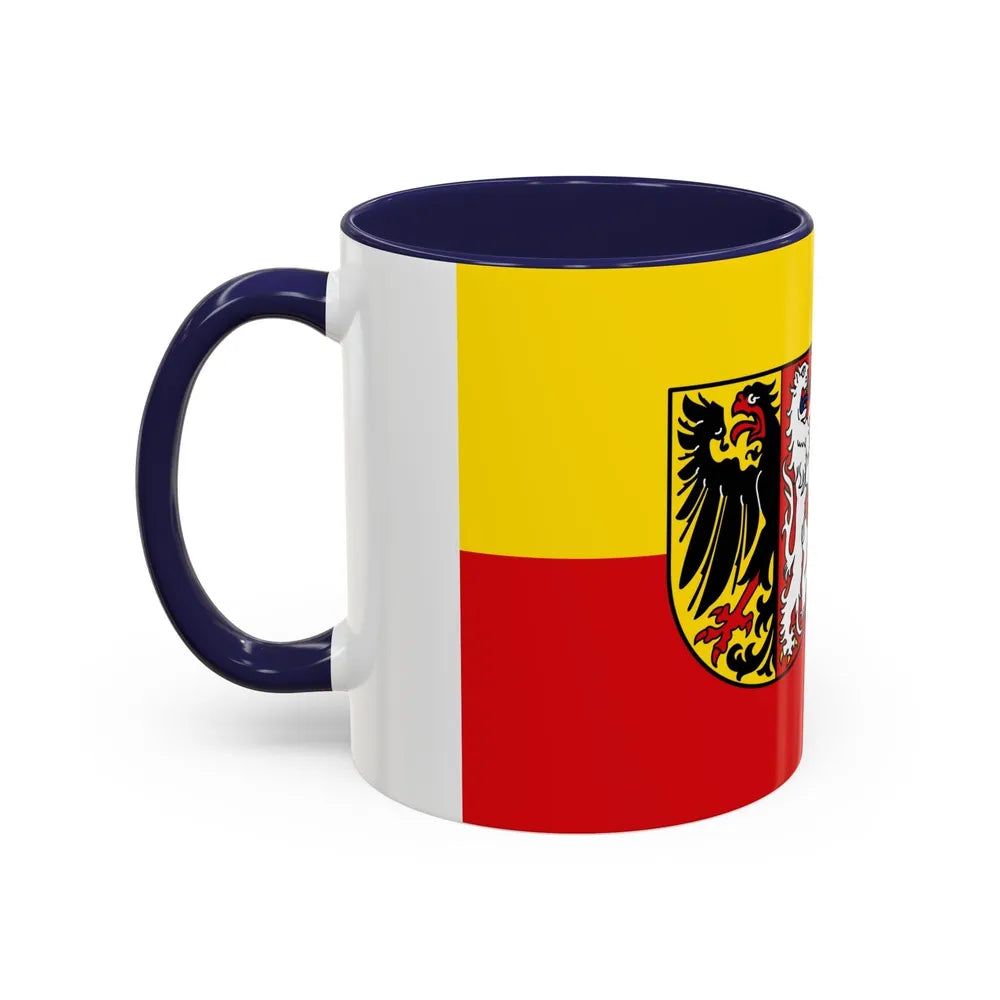 Flag of Goslar Germany - Accent Coffee Mug-Go Mug Yourself