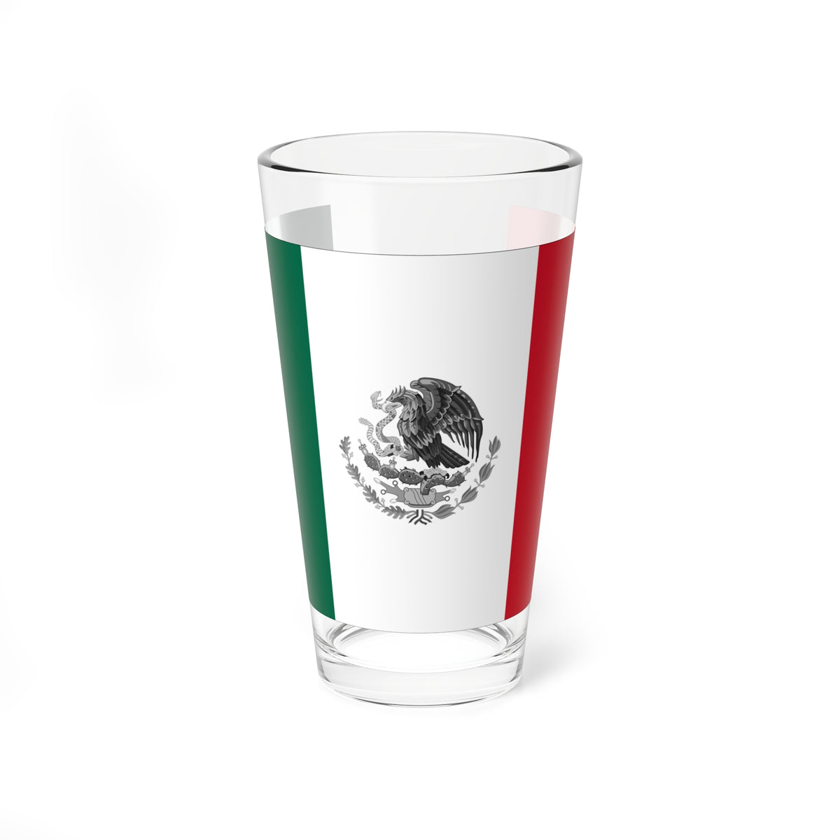Bandera de México Civil 2 (Mexico) Pint Glass 16oz