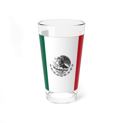 Bandera de México Civil 2 (Mexico) Pint Glass 16oz
