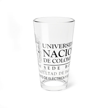 UNAL Aplicación Dep Elect (Colombia) (Coat of Arms) Pint Glass 16oz