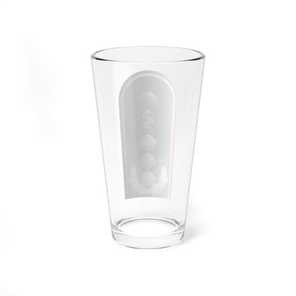 LD B 53b Oberstarzt i.G. HM L (Military Rank) Pint Glass 16oz
