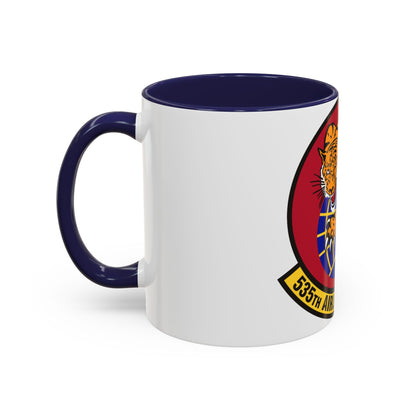 535th Airlift Squadron (U.S. Air Force) Accent Coffee Mug